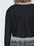 Sheer Knit Twin Set 