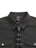  Kuromi Cropped Shirt With Tie