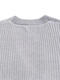  Colour Blocking Knit Cardigan