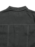 Cropped Contrast Stitch Jacket 