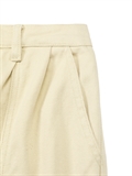 Cuffed Hem Wide Leg Pants 