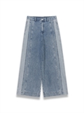 Color Blocked Side Panel Jeans 