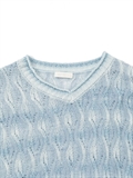 Gradient V Neck Sweater 