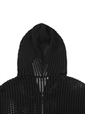  Unisex Logo Hooded Cardigan