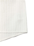 Texture Cropped Shirt With Back Slit 