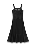 Zip Up Patchwork Dress 