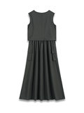 Layered Dress With Cargo Pockets 