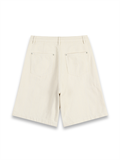 Contrast Stitch Denim Shorts 