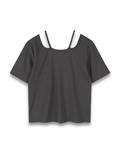 Halter Neck Rib Tee 