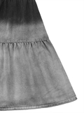 Denim Gradient Tiered Skirt 