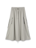 Adjustable Hem Cargo Skirt 