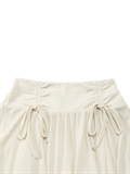  Irregular Shape Skirt With Ribbon