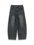  Washed Wide Leg Jeans