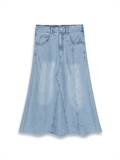  A-line Denim Skirt