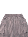  Zip Up Digital Print Skirt
