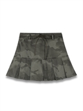  Camouflage Pleated Skirt