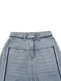  Contrasting-Panels Jeans