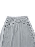  Sporty Drawstring Long Skirt