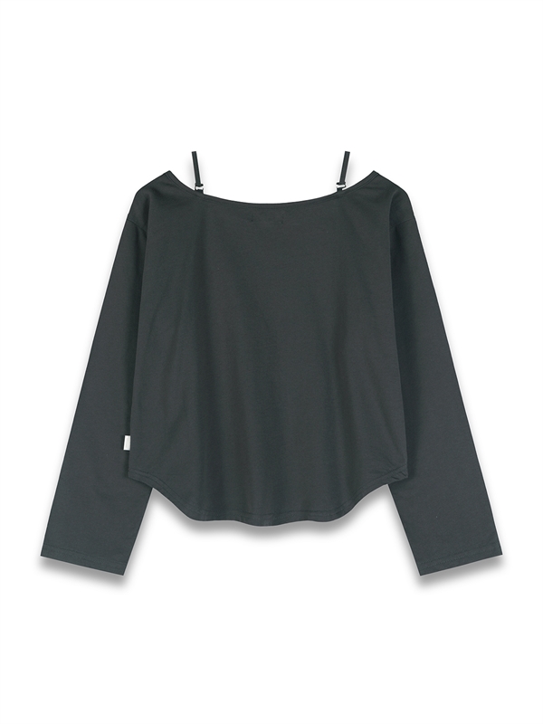 Detachable Shoulder Strap Tee