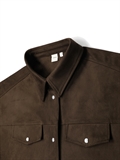  Suede Shirt Jacket (Unisex)