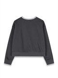  Contrast Sleeve Sweatshirt