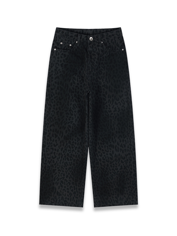 Leopard Printed Jeans