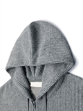 Knitted Zip-Up  Hoodie 