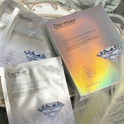 英國 Dermier C60 閃鑽急救面膜 (1盒6片)