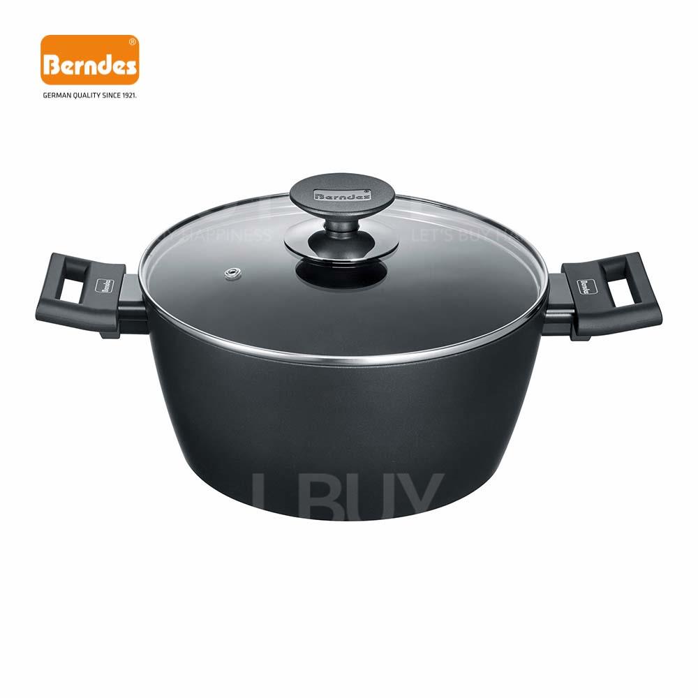 Berndes 24厘米雙耳湯鍋連玻璃蓋