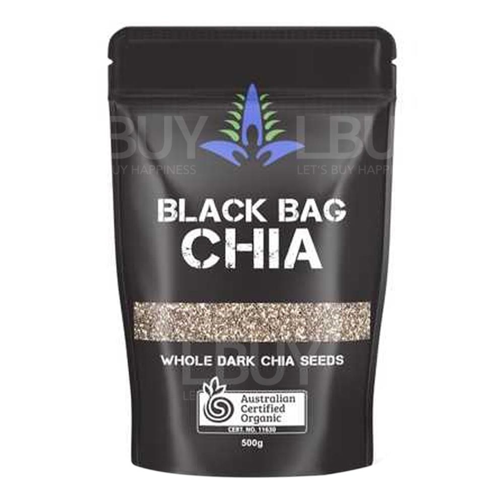 Black Bag Organic Chia Seeds 500g