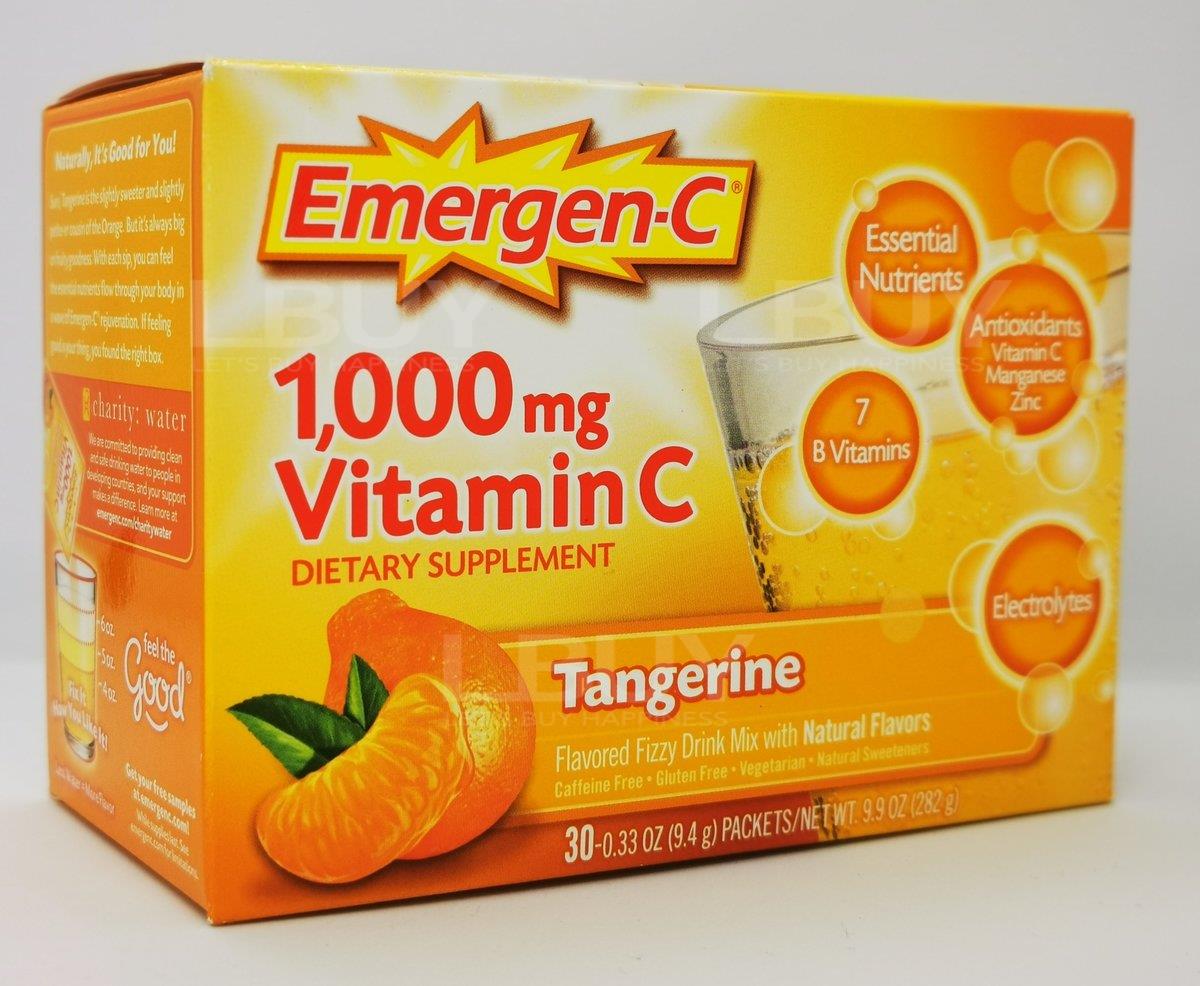 Emergen C- 即沖維他命C飲品 (橘子味）30小袋