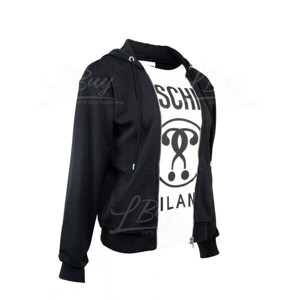 Moschino Moschino Milano logo print hoodie