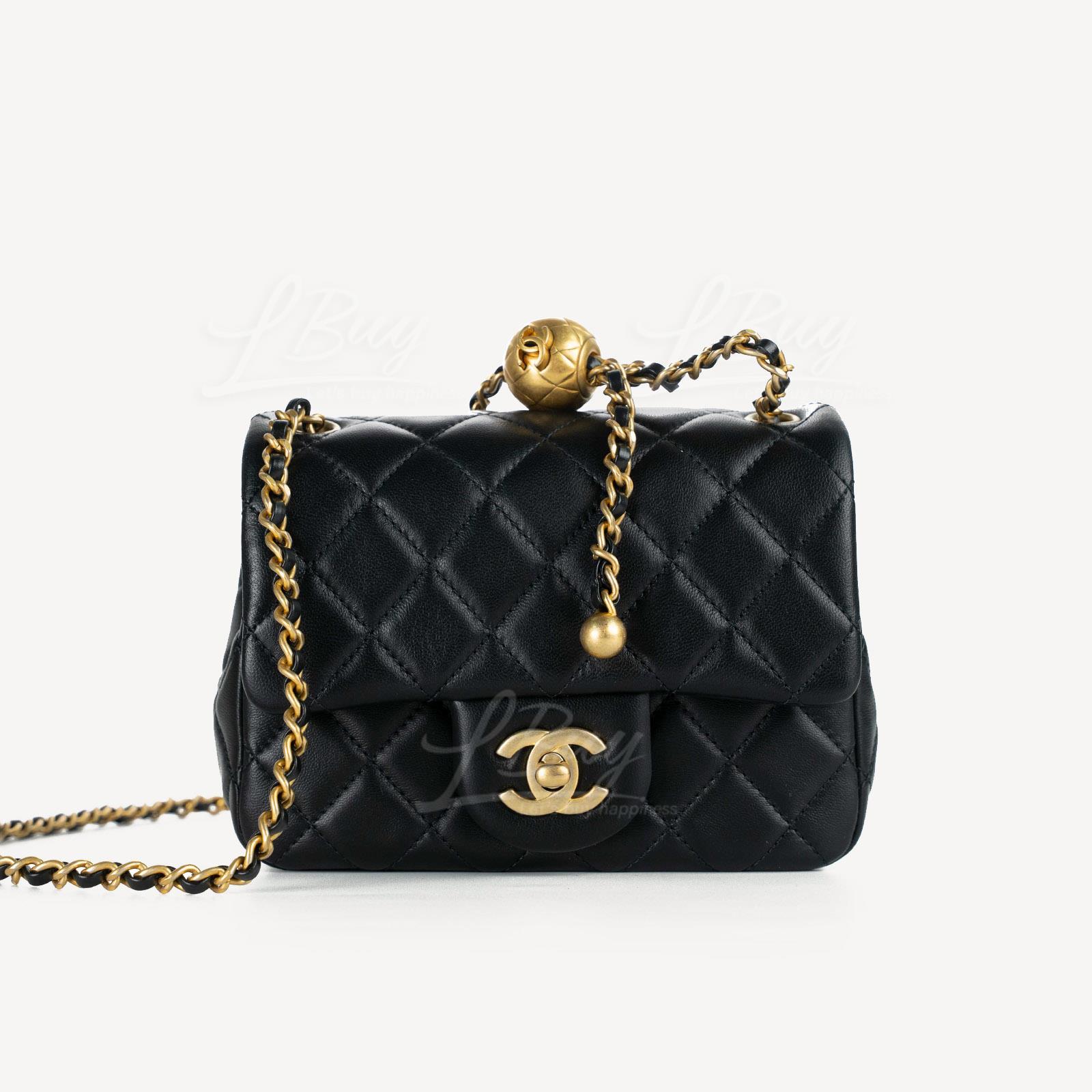 Chanel Flap Bag 17cm Black AS1786