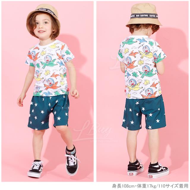 多啦A夢恐龍短袖圓領衫(尺碼: 90-120)