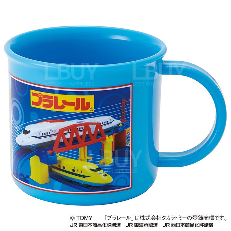 Tomica多美小汽車 日本製 抗菌塑膠杯 200ml 藍色