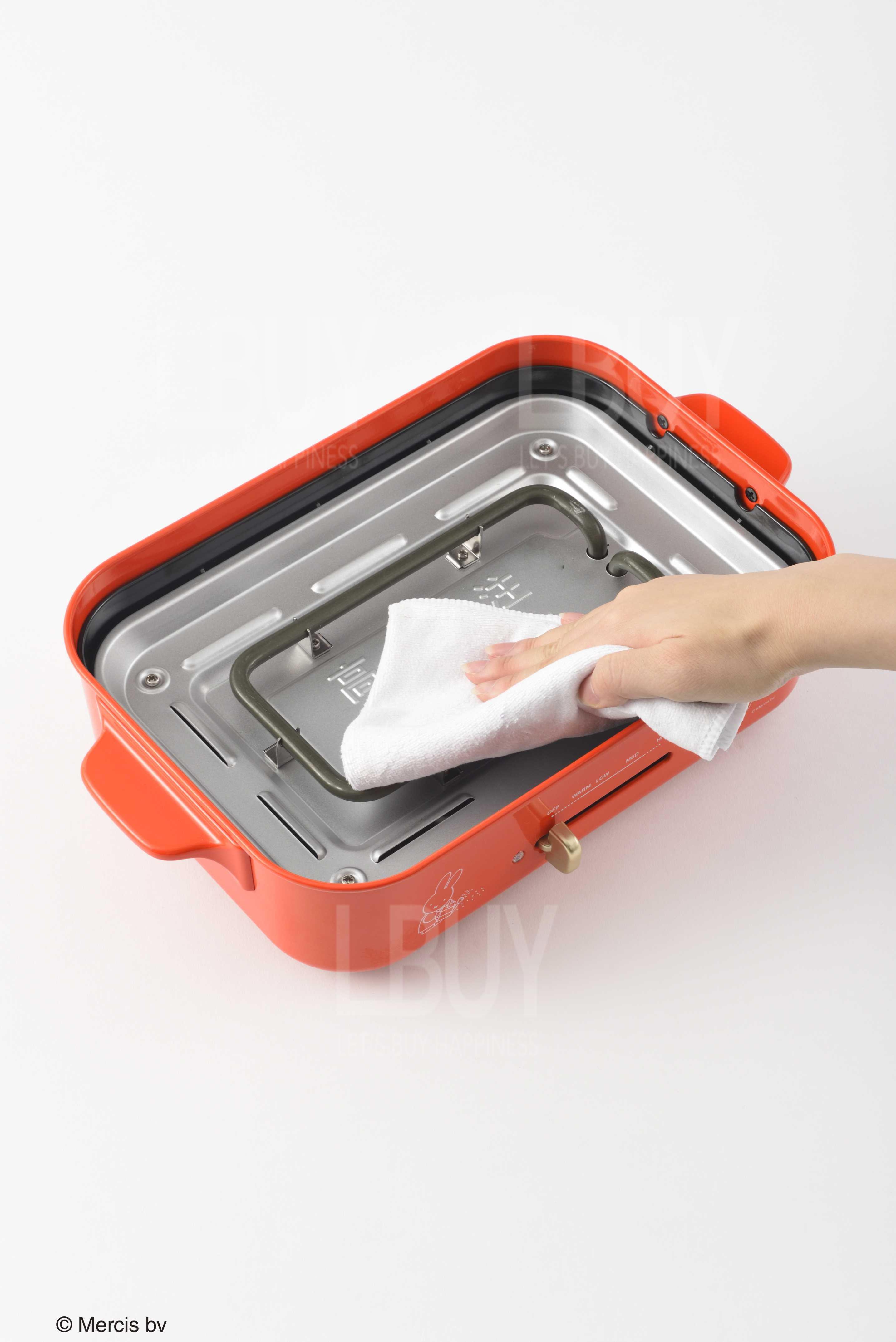 BRUNO-BRUNO X Miffy Compact Hot Plate - Bruna Red