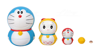 Doraemon Matryoshka 俄羅斯娃娃 0.8-12cm