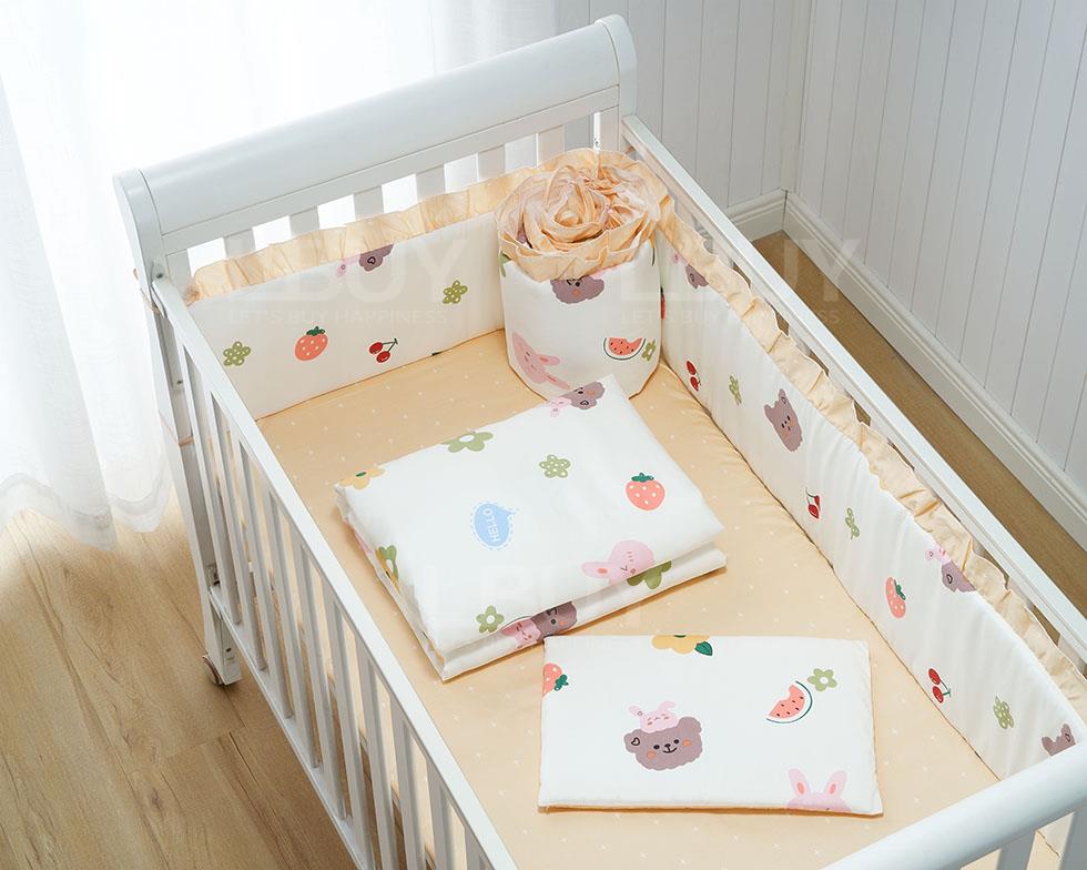 Baby Cotton Satin Bedding Set - Playmate Time