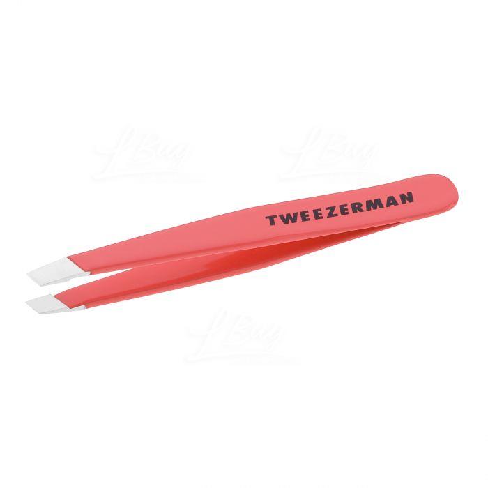 Tweezerman 迷你斜型眉鉗 - 櫻粉紅