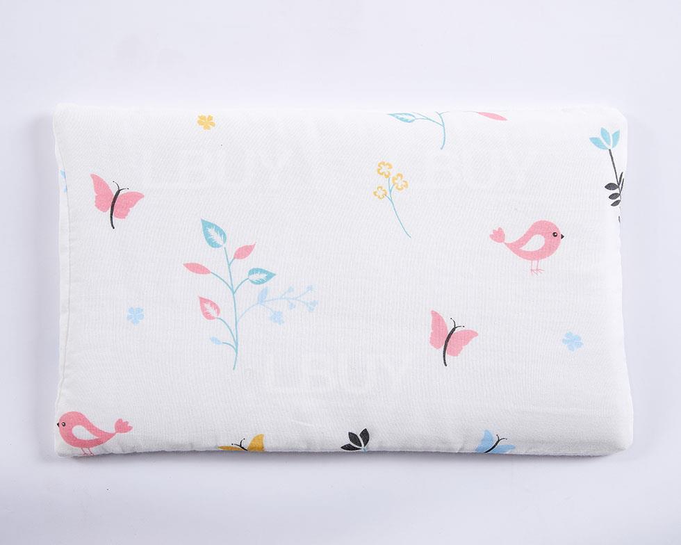 Baby Muslin Pillow - Birdie Morning