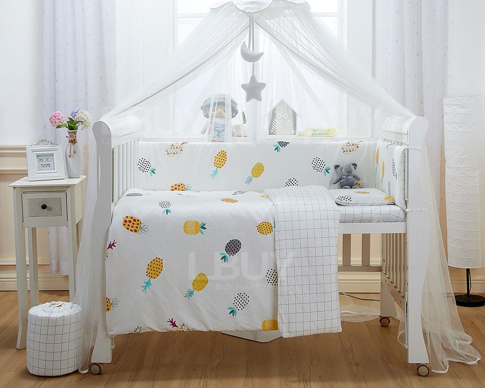 Baby Knitted Bedding Set - Pineapple Lattice