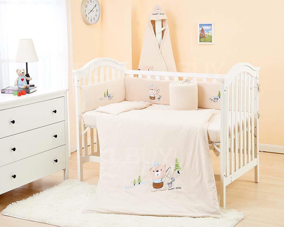 Baby Knitted Bedding Set - Happy Bear