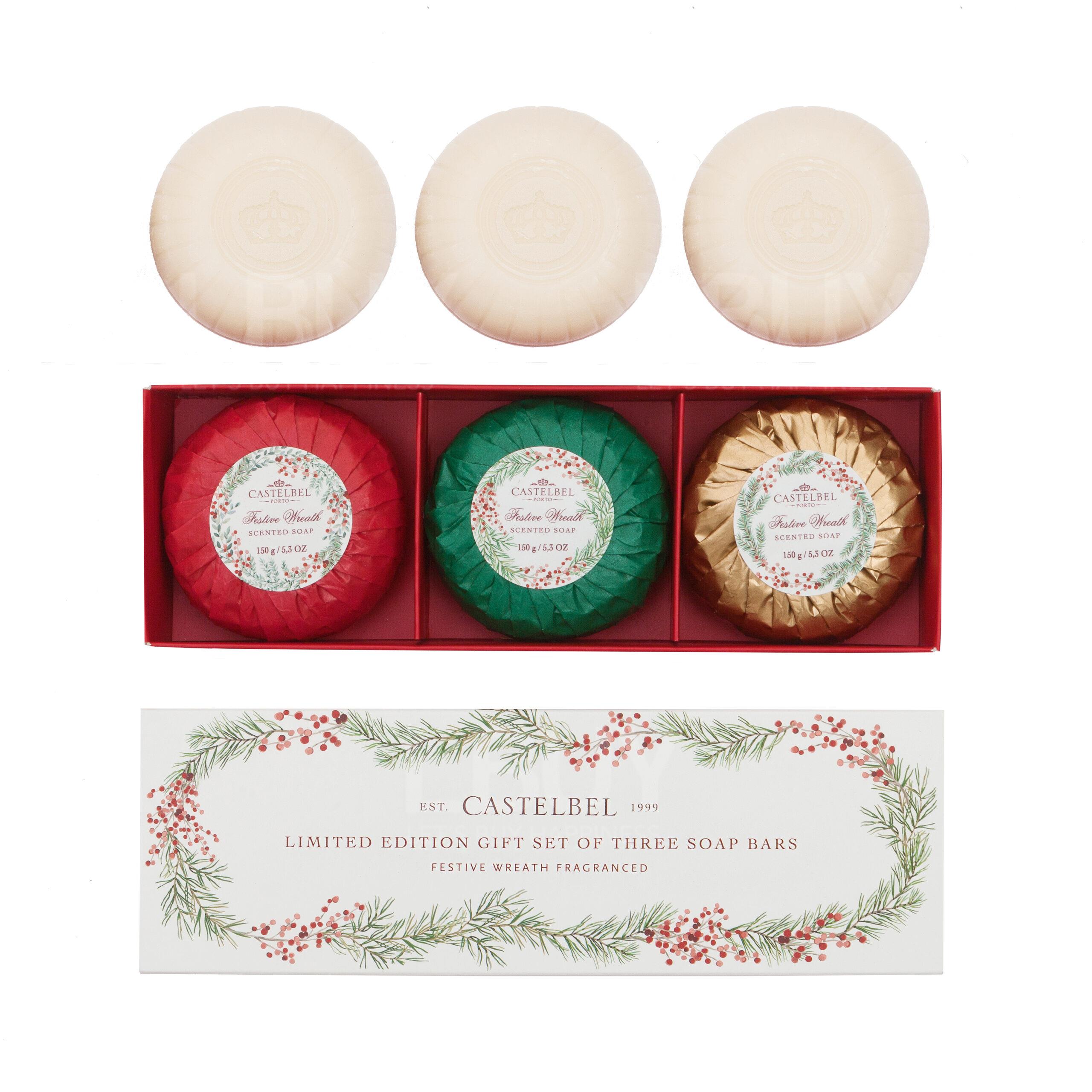 Castelbel Winter Kisses Soap Set 3x150g