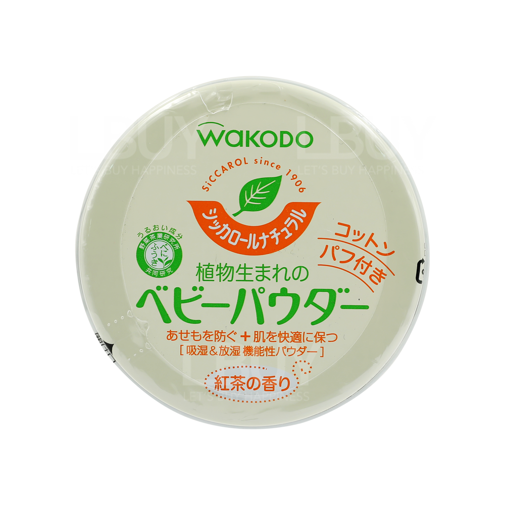 WAKODO 和光堂 天然植物婴儿爽身粉 120G