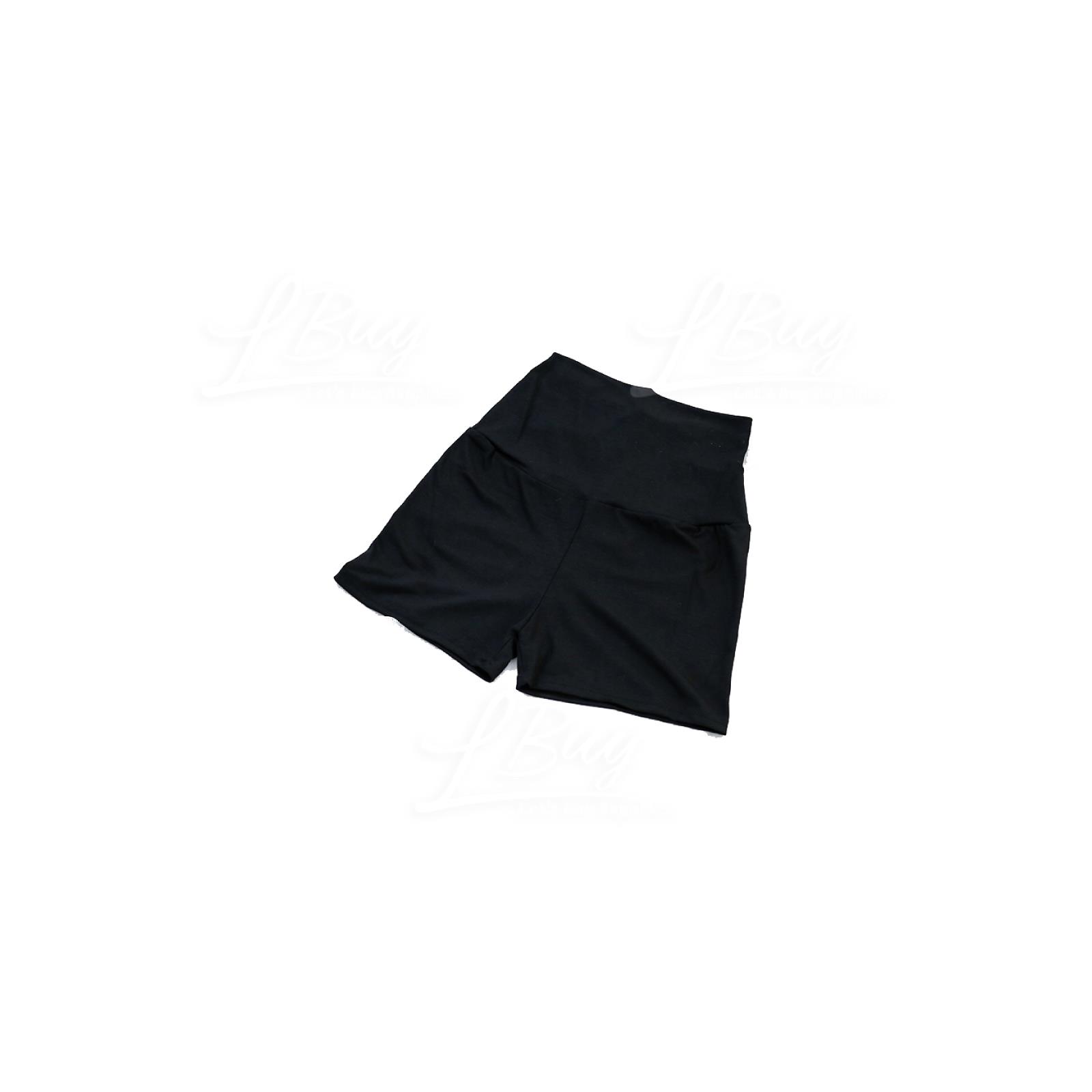 Black Maternity Shorts Leggings