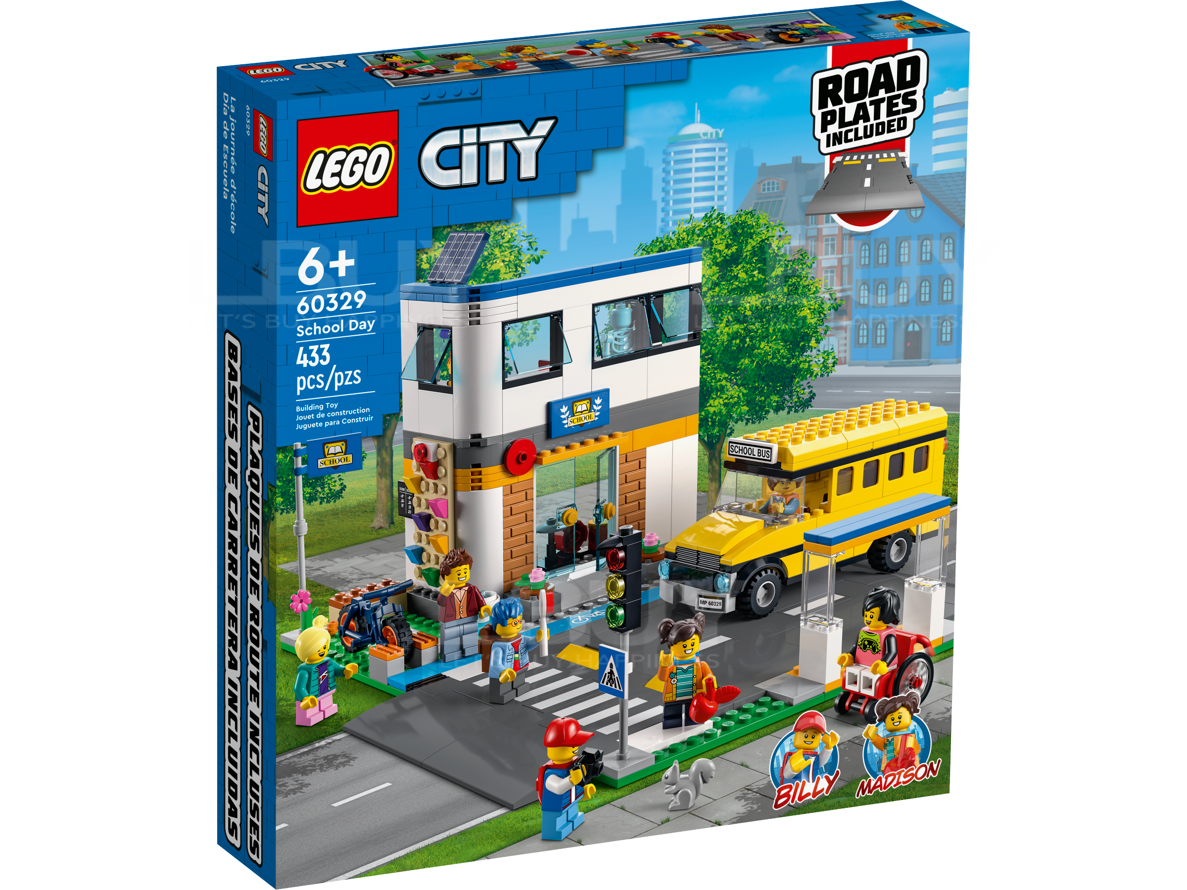 LEGO 60329 City 城市系列上学日 6+