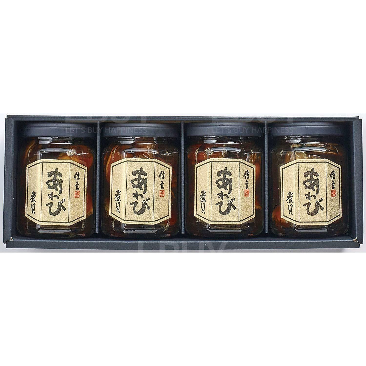 日本信玄 - 樽裝醬油鮑魚 (4樽裝)