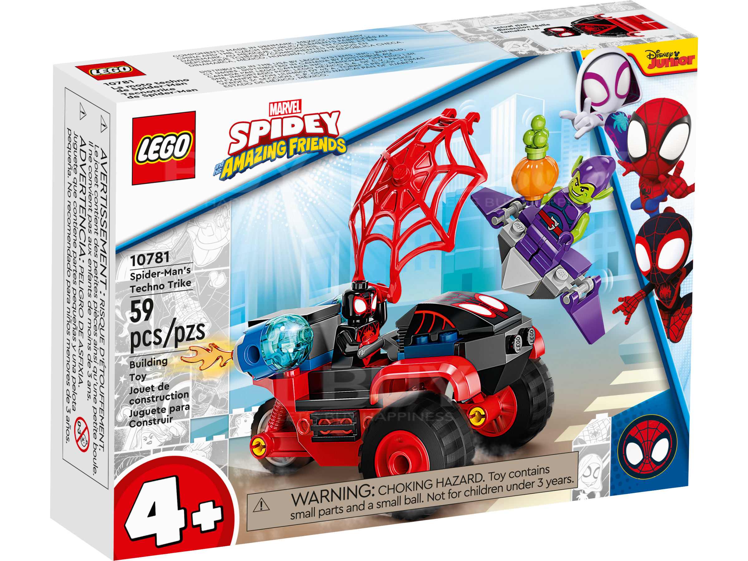 LEGO 10781 Marvel 漫威 Miles Morales: Spider-Man’s Techno Trike 高科技三輪車(4+，蜘蛛俠與他的神奇朋友們）
