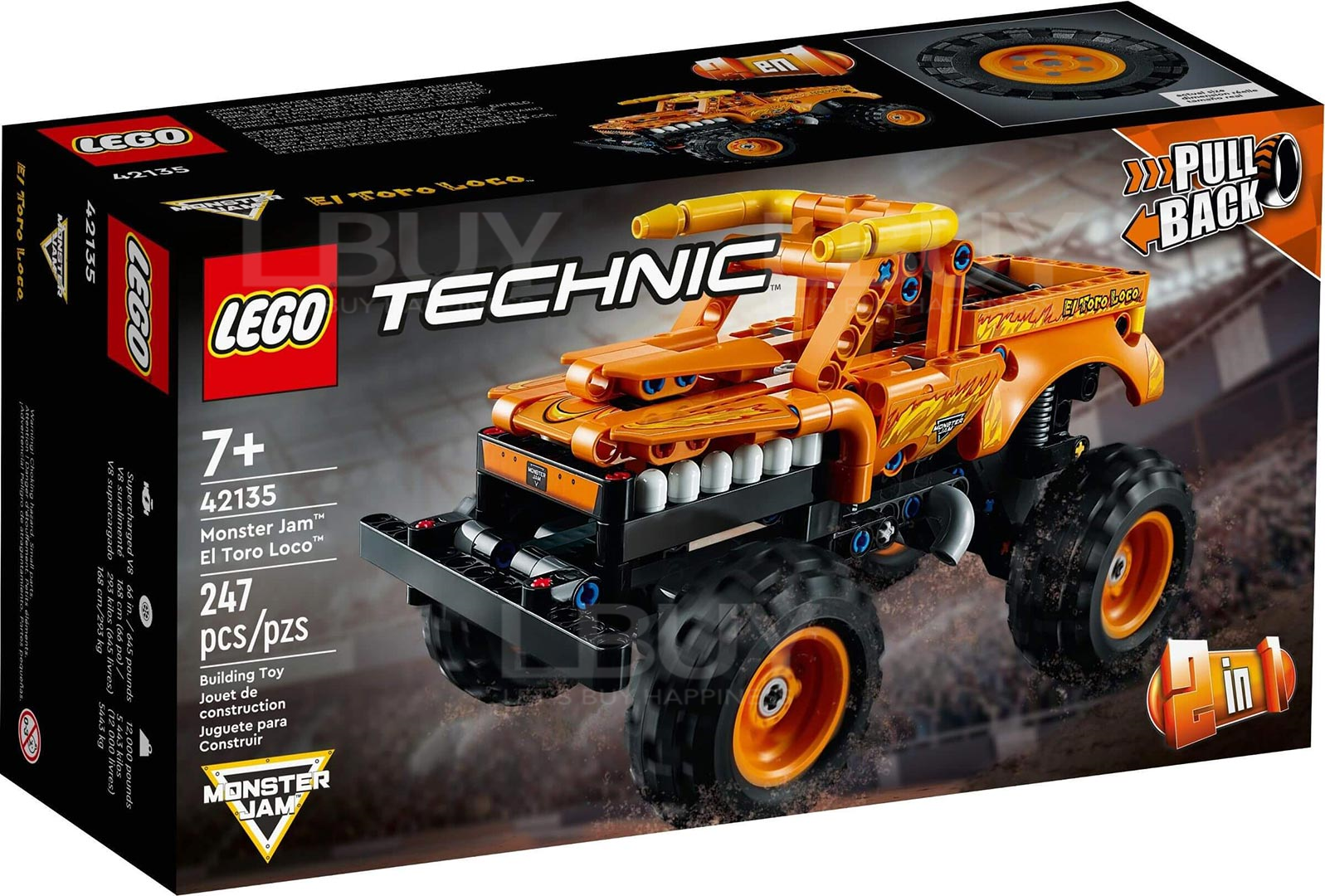 LEGO 42135 Technic Monster Jam™ El Toro Loco™ 7+