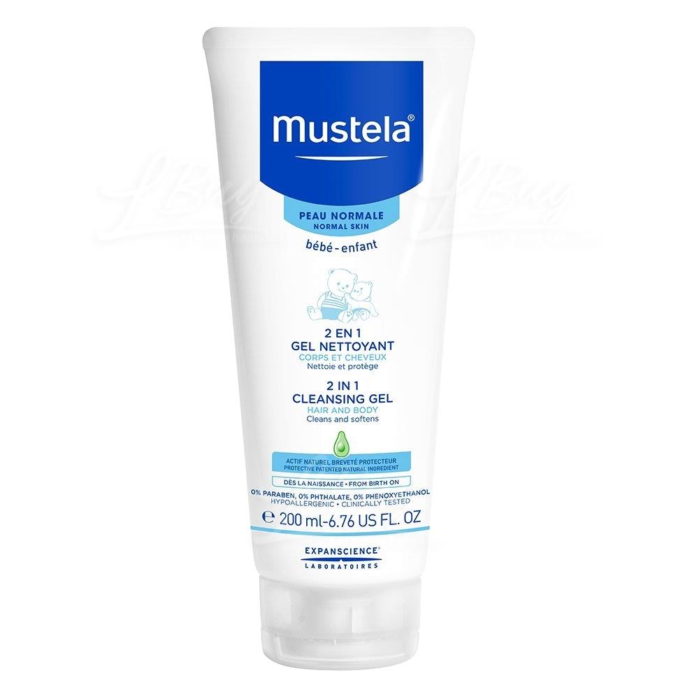 MUSTELA2-In-1 Cleansing Gel Hair and Body by Mustela for Kids 200ml